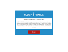 Tablet Screenshot of nudeinfrance.com