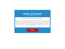 Tablet Screenshot of nudeinfrance.net